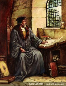 Wycliffe Translating the Bible ©Providence Collection: Licensed from GoodSalt.com